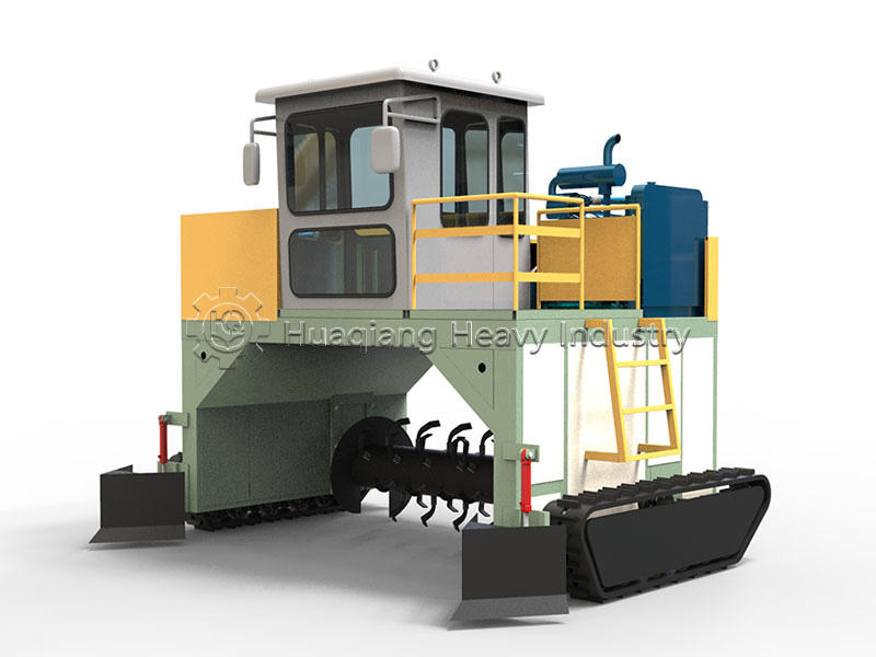 Compost windrow turning Machine 